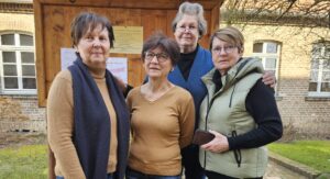 Der Vorstand vom Heimverein Kagel: Evi Haasler, Rosita Gutheil, Dr. Elisabeth Turowski, Siegrid Pfeffer (von links) Foto: Doris Weiland