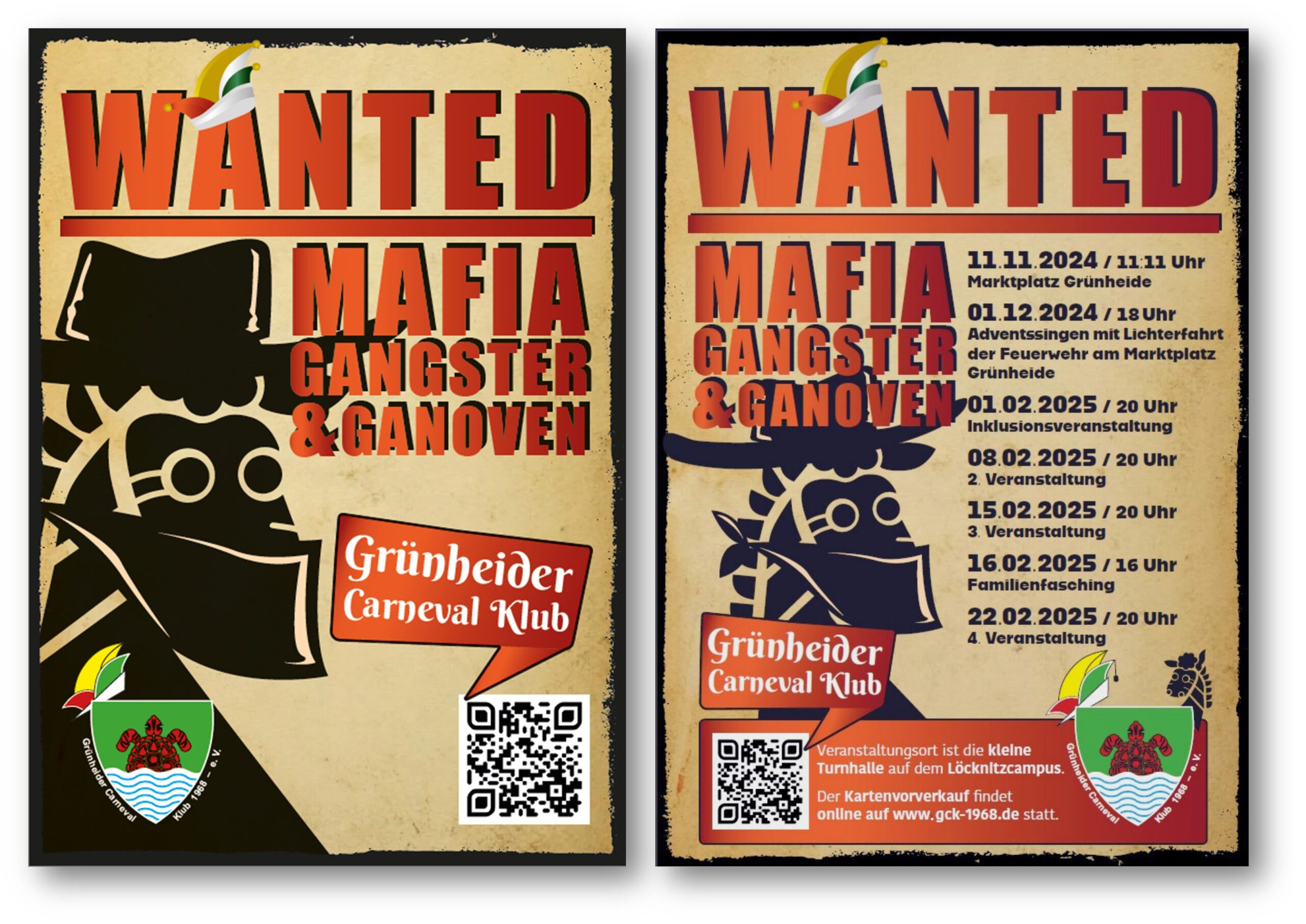 Das Geheimnis des Themas für den Grünheider Karneval ist gelüftet. Screenshot/Montage: Anke Beißer
