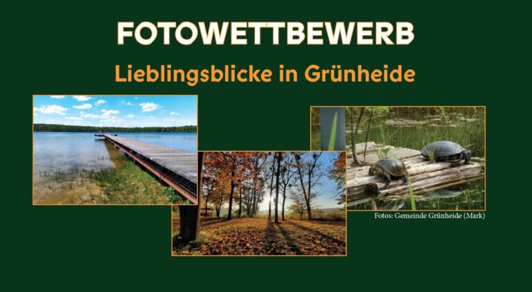 Schönste Blicke auf Grünheide gesucht: Am 14. Juli bis 14. September läuft der Fotowettbewerb für den Kalender 2026. Screenshot: Anke Beißer