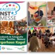 Einladung ins Bürgerhaus: GrünheideNetzWerk und Familienzirkel laden ans reich gedeckte Buffet und zur Kunstmesse ein. 2024 trafen unter anderem Carlos Flores Rodríguez und Eva Mohn (Fotos oben von rechts) den Geschmack der Gäste. Fotos: Stefanie Richter/Montage: Anke Beißer