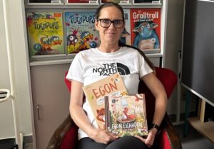 Die Seele der Bibliothek Hangelsberg: Bianca Kratzer Foto: Pauline Thiel