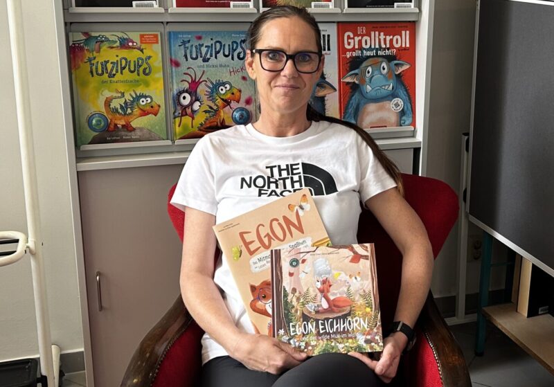 Die Seele der Bibliothek Hangelsberg: Bianca Kratzer Foto: Pauline Thiel