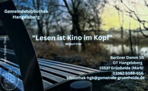 Der Leseausweis der Gemeindebibliothek Hangelsberg. Foto: Pauline Thiel
