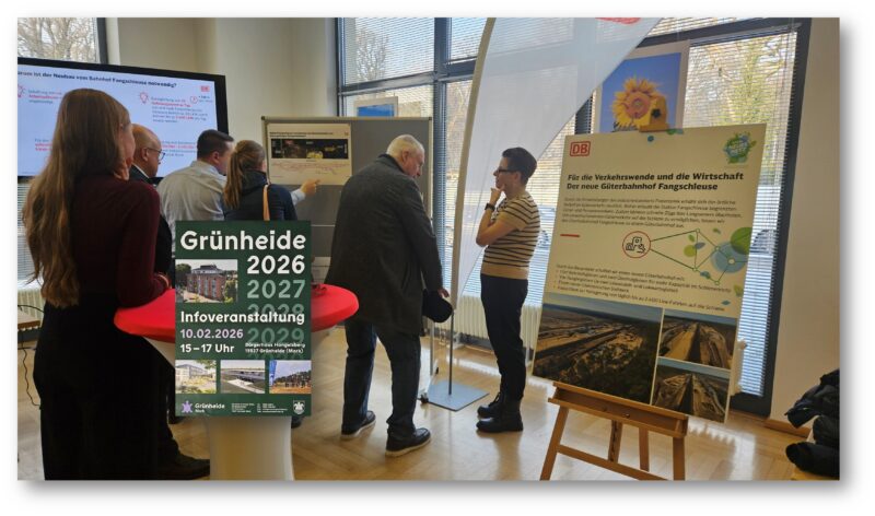 Gute Resonanz: Im Bürgerhaus Hangelsberg hat es am Dienstag (10. Februar) eine Informationsveranstaltung zu aktuell laufenden und anstehenden Projekten gegeben. Foto/Montage: Anke Beißer