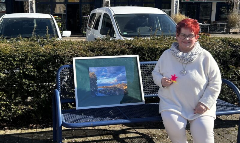 Glückliche Gewinnerin: Heidi Mietzlaffs Foto-Motiv wurde vom Publikum als Favorit bei den Lieblingsblicken gewählt. Foto: Pauline Thiel