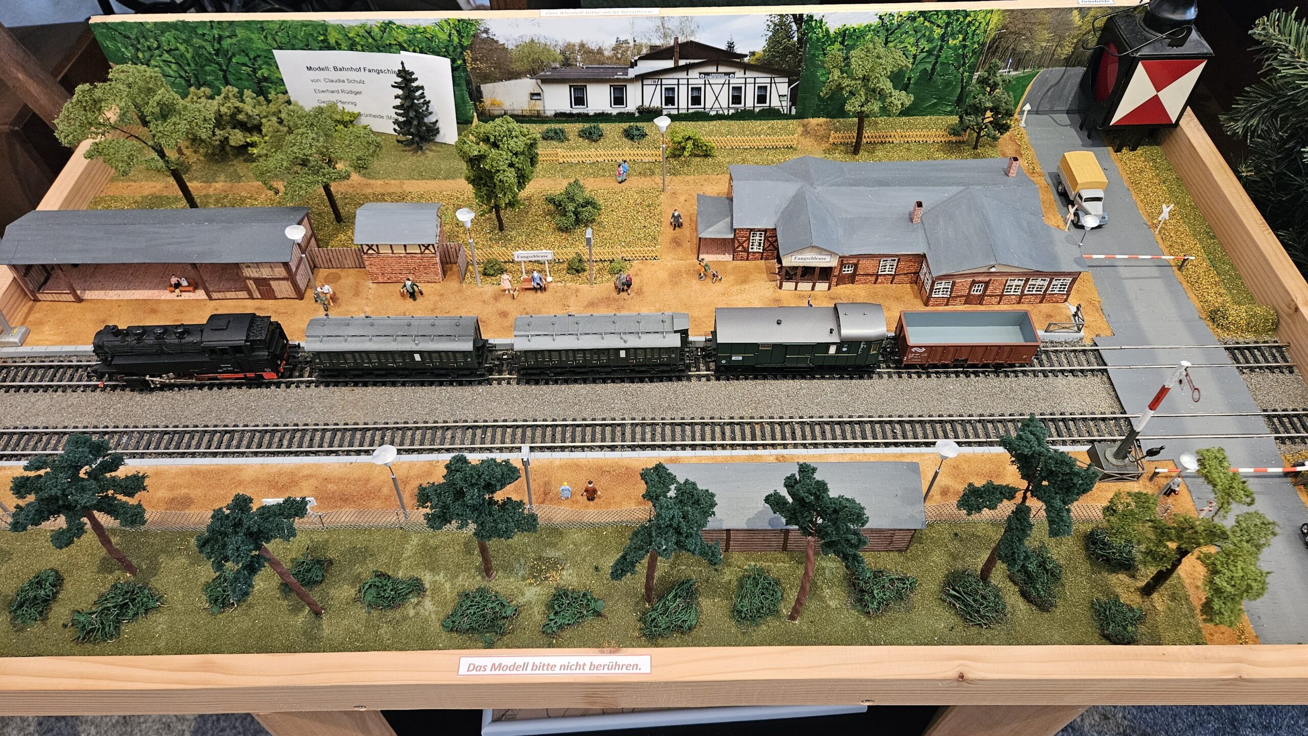 Modell 5: Der Bahnhof Fangschleuse Foto: Anke Beißer