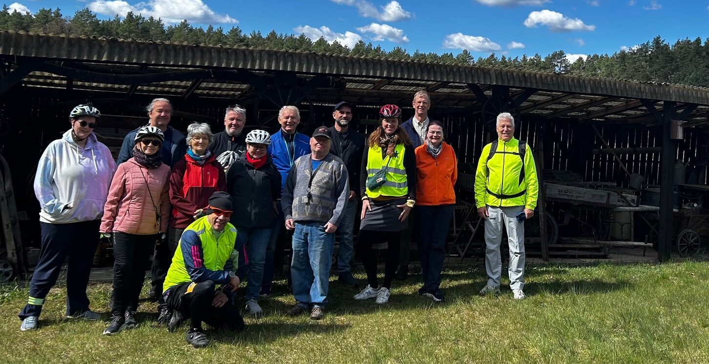 Zwischenstopp in der Idylle: im Heimatmuseum Mönchwinkel gab es einen sehenswerten Halt. Foto: Pauline Thiel