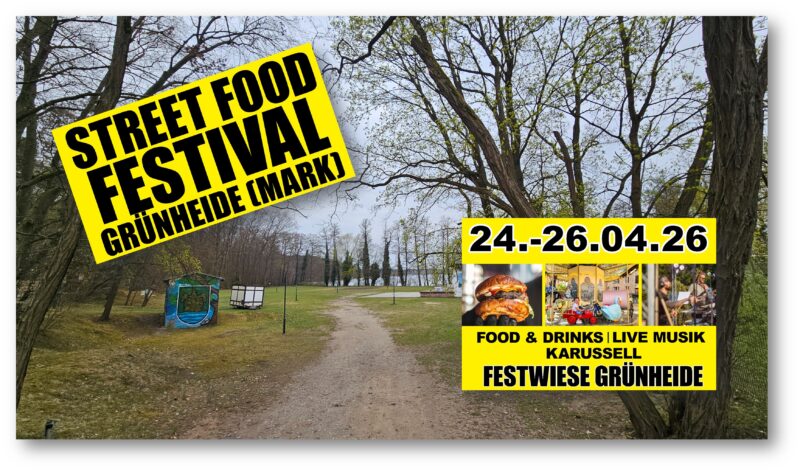 Buntes Treiben auf der Festwiese: Die Schlemmermeile kommt als Street-Food-Festival mit Kirmes-Charakter und Livemusik zurück. Foto/Montage: Anke Beißer