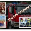 Tag der offenen Tür: Die Ortswehr von Grünheide lädt am Samstag (30. Mai) auf ihr Gelände Am Schlangenluch ein und verspricht einiges an spektakulären Aktionen. Foto: Karl Libbertz (3), Bluelightpicture.berlin/Montage: Anke Beißer