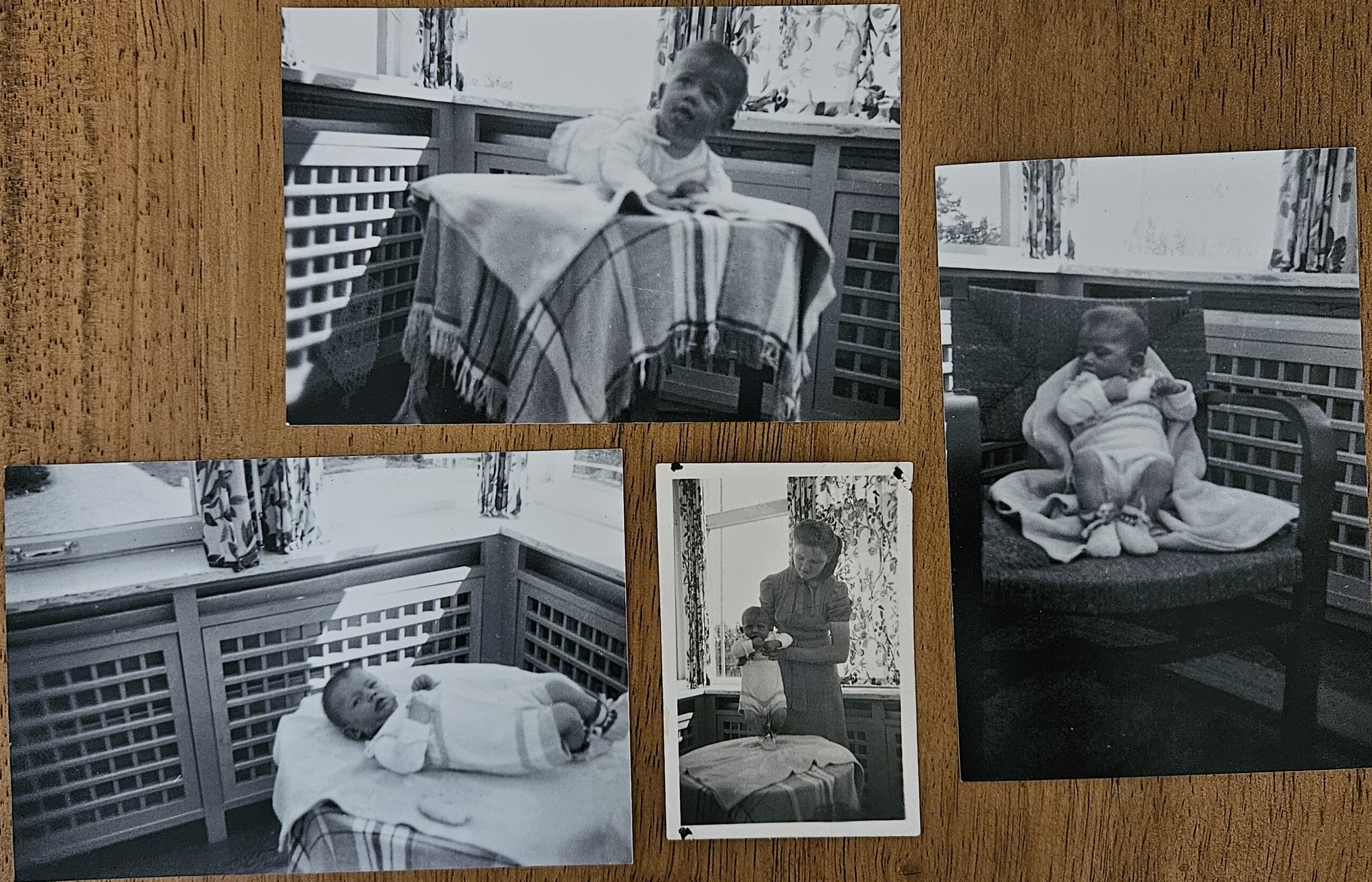 Babyfotos von Michael Sturm: Der Grünheider ist in Bad Polzin geboren und hat die ersten Jahre seiner Kindheit dort in einem Lebensborn-Heim verbracht. Foto: Anke Beißer