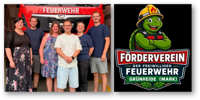 Führen den Förderverein: Christin Nasert (Kassenwart), Wayne Politz (stellv. Schriftführer), Heike Krüger (stellv. Kassenwart), Sandro Sammartano (Vorstand), Claudia Grünbein (Kassenprüferin) Karl-Richard Libbertz (stellv. Vorsitz, von links) - nicht auf dem Bild Antonia Thrun (Schriftführerin) und Benjamin Körner (stellv. Kassenprüfer) Foto: Nina Brand