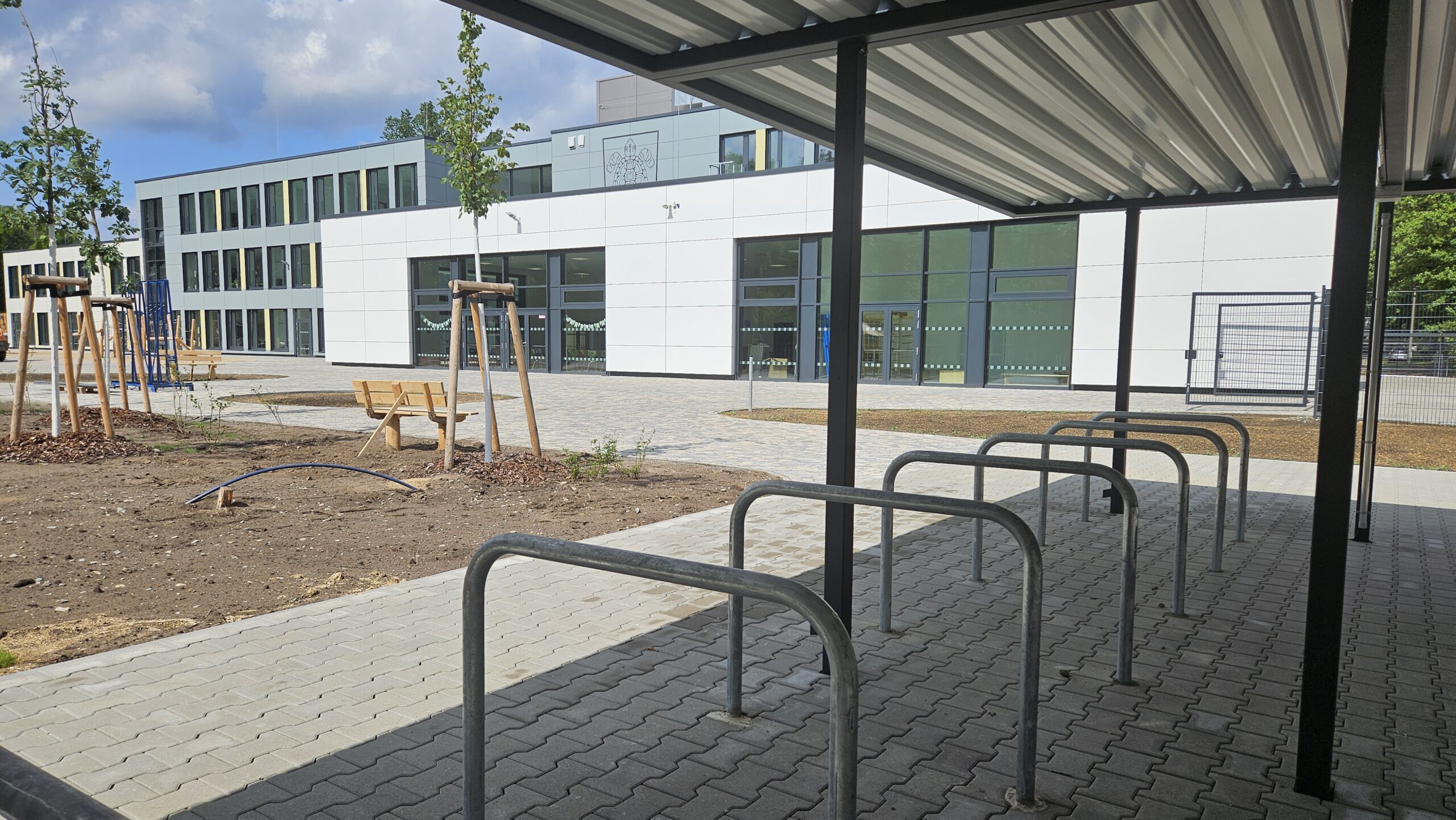 Überdachte Fahrradabstellplätze Foto: Anke Beißer