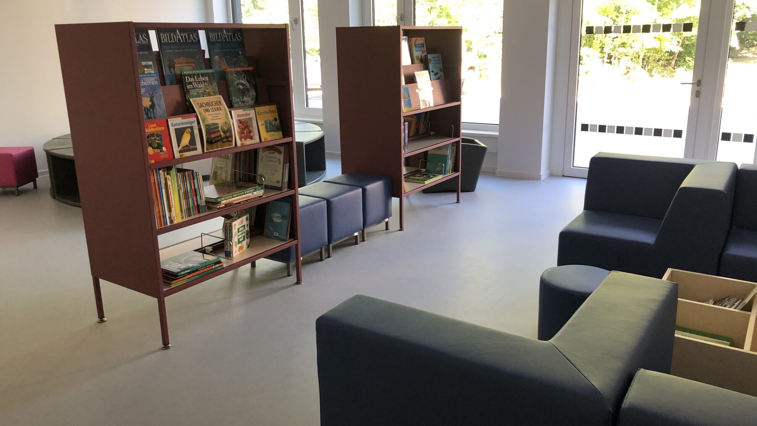 Die Schulbibliothek Foto: Sabine Mrose