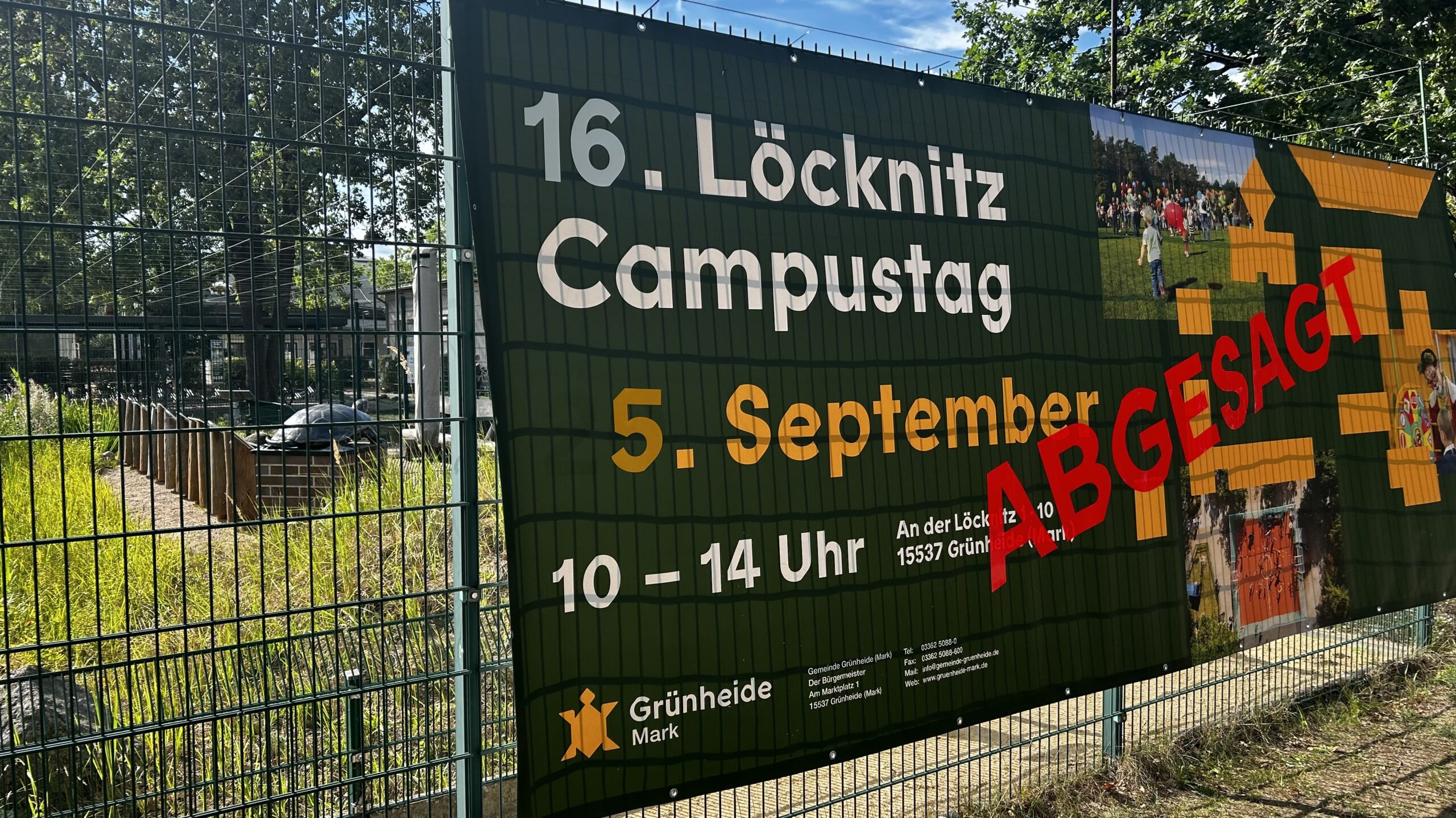Abgesagt und verschoben: der 16. Löcknitz Campustag wird erst 2027 stattfinden. Foto: Pauline Thiel